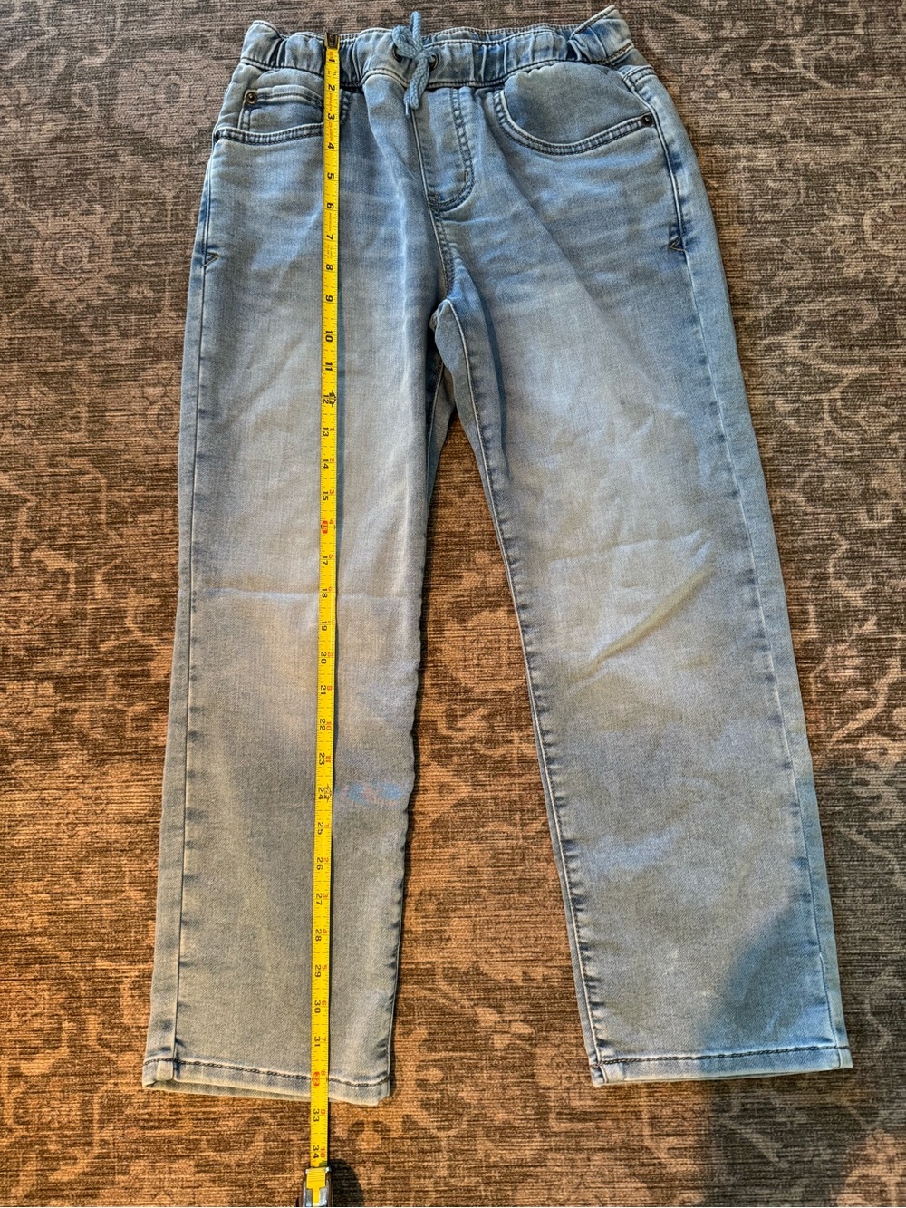 Boys Light Blue Denim Jeans - Casual Straight Fit 12